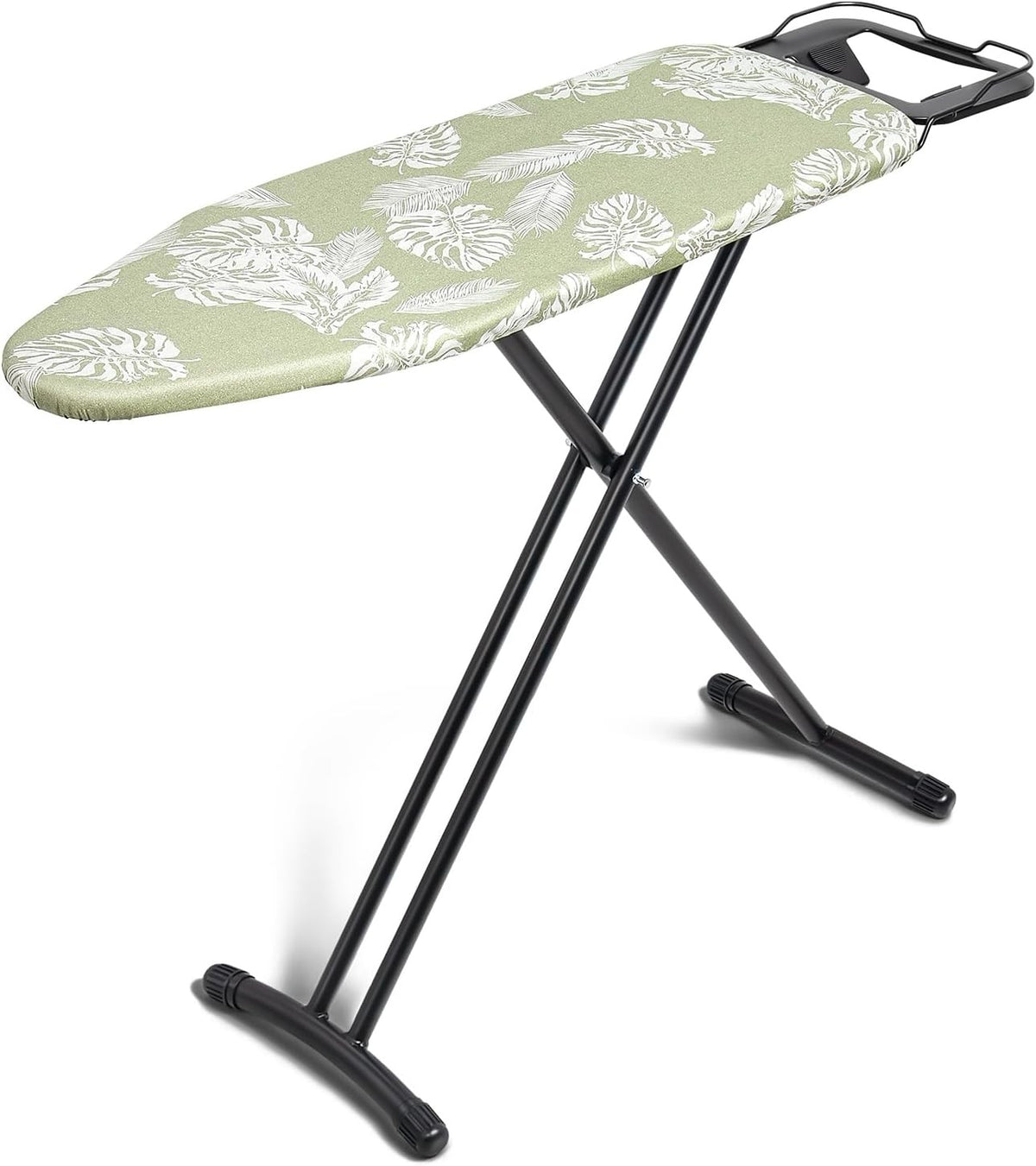 Medium Folding Ironing Board Adjustable Height Heat Resistant Green