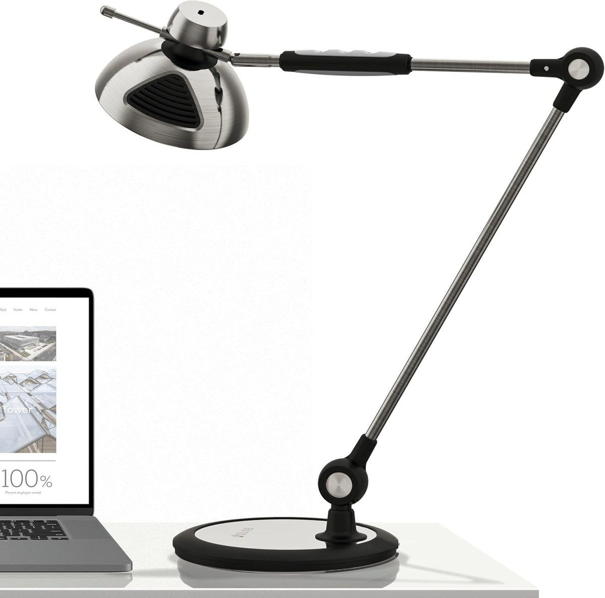 LED Desk Lamp with Gesture Control, Adjustable Brightness & Color Modes