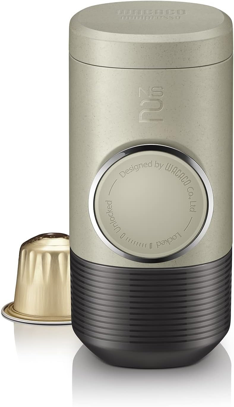 Portable Espresso Maker 18 Bar Pressure Travel Coffee Machine for Capsules