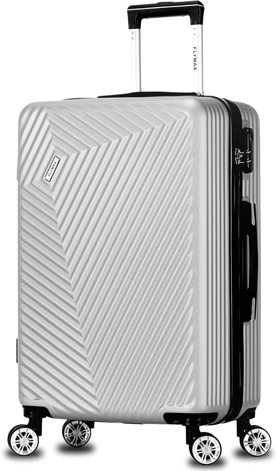 Medium ABS Hard Shell Suitcase 4 Wheel Lightweight Check In Luggage