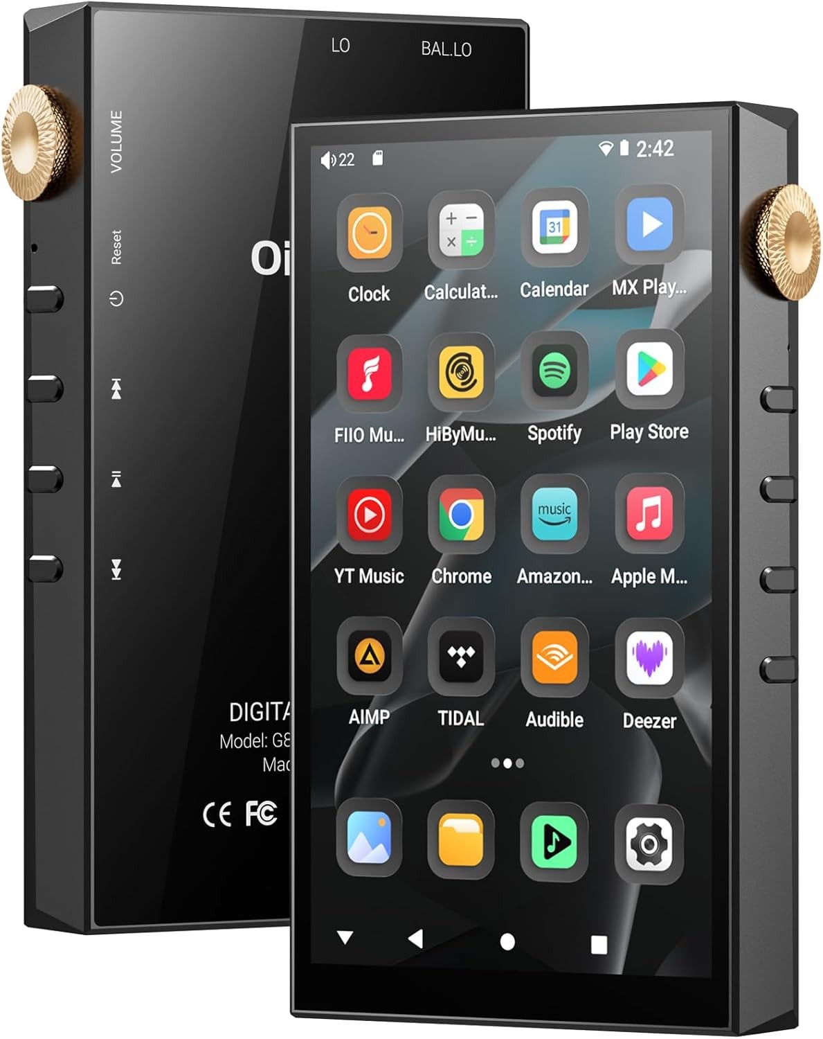 160GB Hi-Res MP3 Player Bluetooth WiFi DSD512 Dual DAC 4.02"