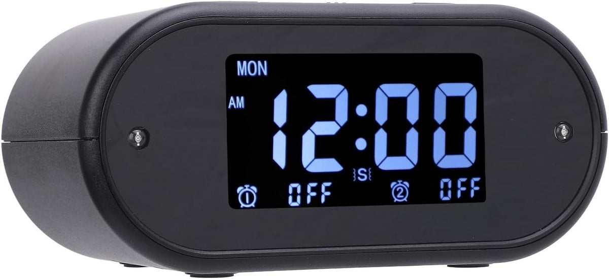 Vibrating Alarm Clock Bed Shaker Loud Dual Alarm Large Display Heavy Sleepers