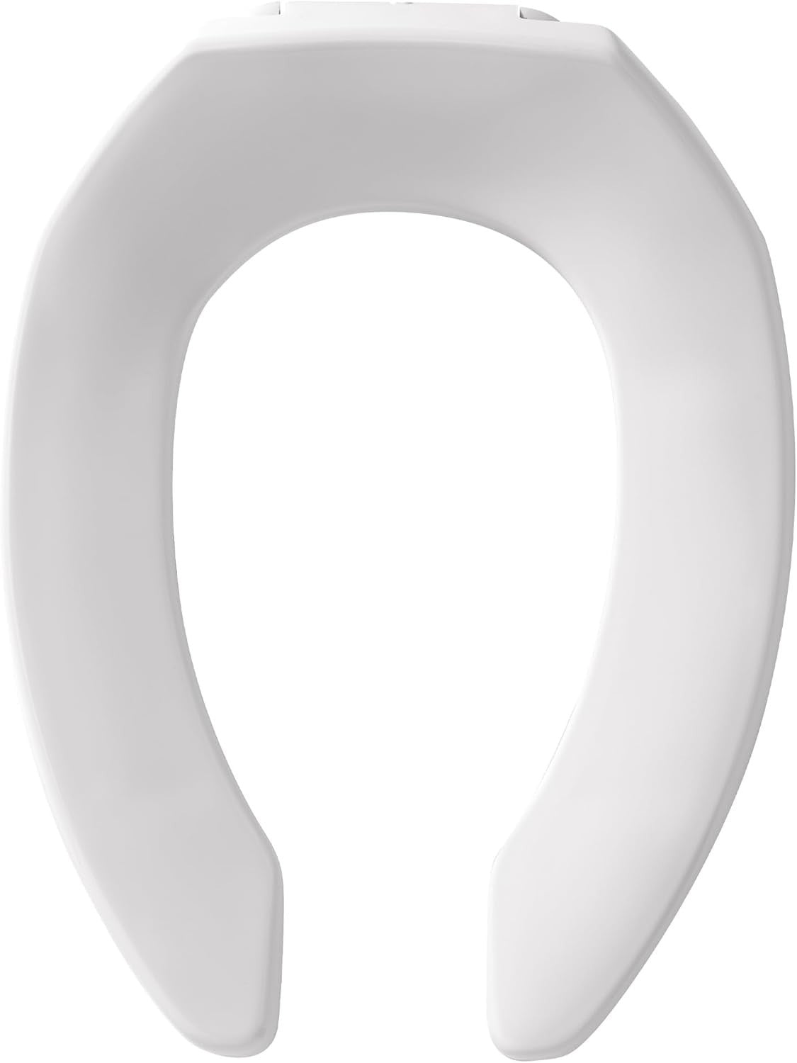 White Open Front Toilet Seat | Commercial, Heavy-Duty, Stay-Tite