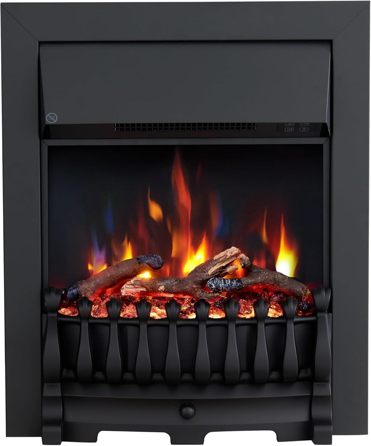 16" Electric Fireplace Insert Heater 2000W with Remote & 9 Flame Effects