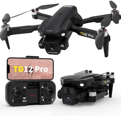 Foldable 4K Camera Drone with Brushless Motor, Optical Flow, 3 Speed Modes