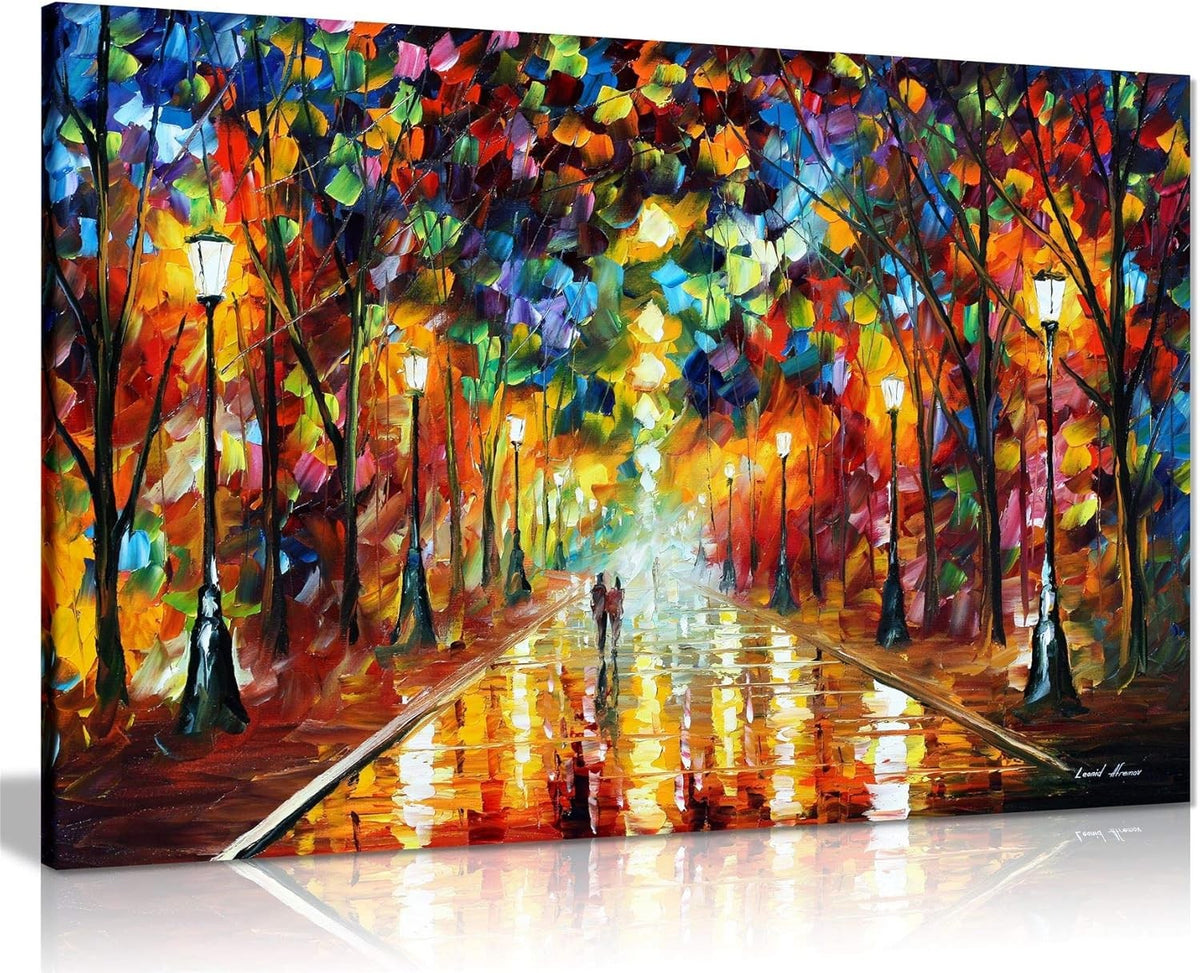 Autumn Park Canvas Wall Art Landscape Picture Print Home Decor Bedroom 12x8