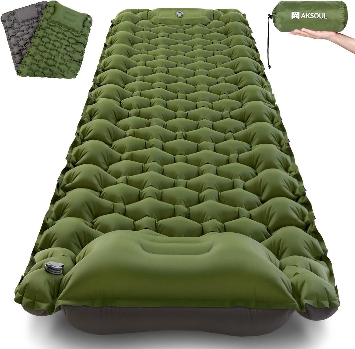 Self-Inflating Camping Mattress 10CM Thick Portable Sleeping Pad Outdoor