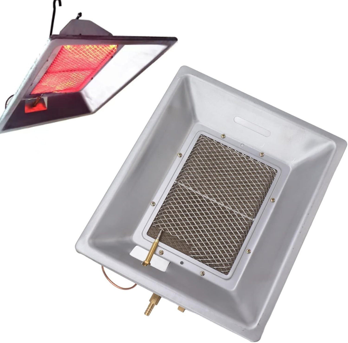 Chicken Gas Heater Infrared Ceramic Brooder 15 Birds