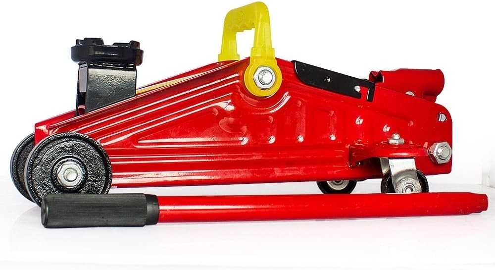 2 Ton Hydraulic Trolley Floor Jack Heavy Duty Car Van Lift 140–290mm with Case