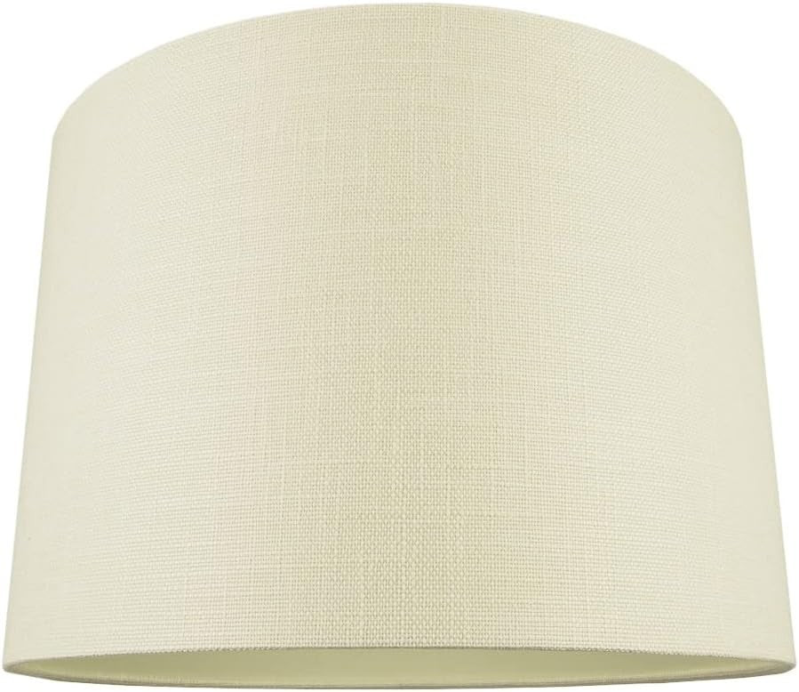 Cream Linen Drum Lampshade 40cm Table Floor Pendant Light Shade