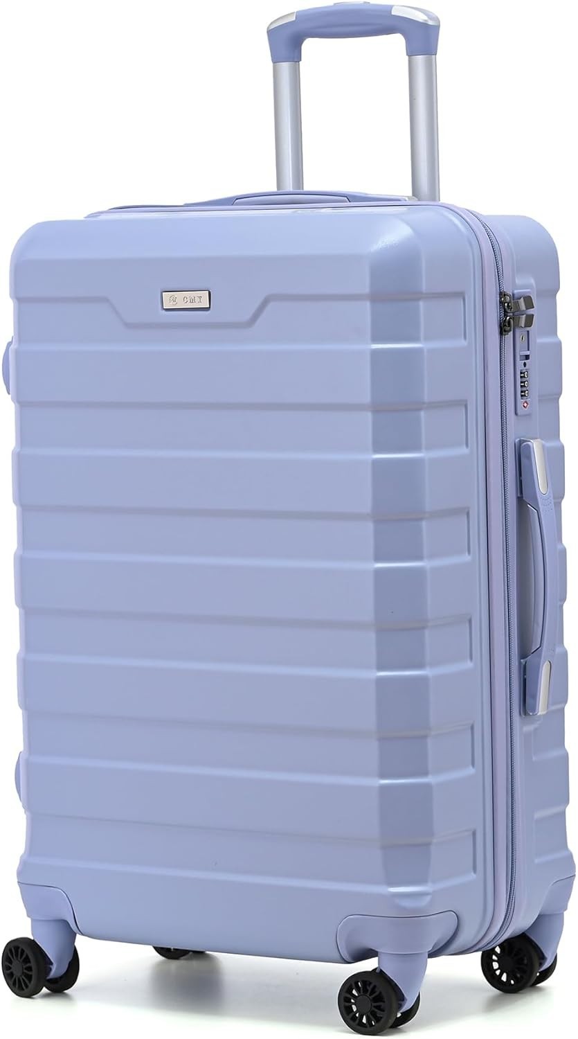 Medium Travel Suitcase 24” Lightweight Hard Case TSA Lock Spinner Wheels