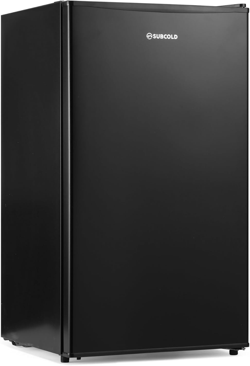 88L Undercounter Beer & Drink Fridge LED Solid Door Black Compact