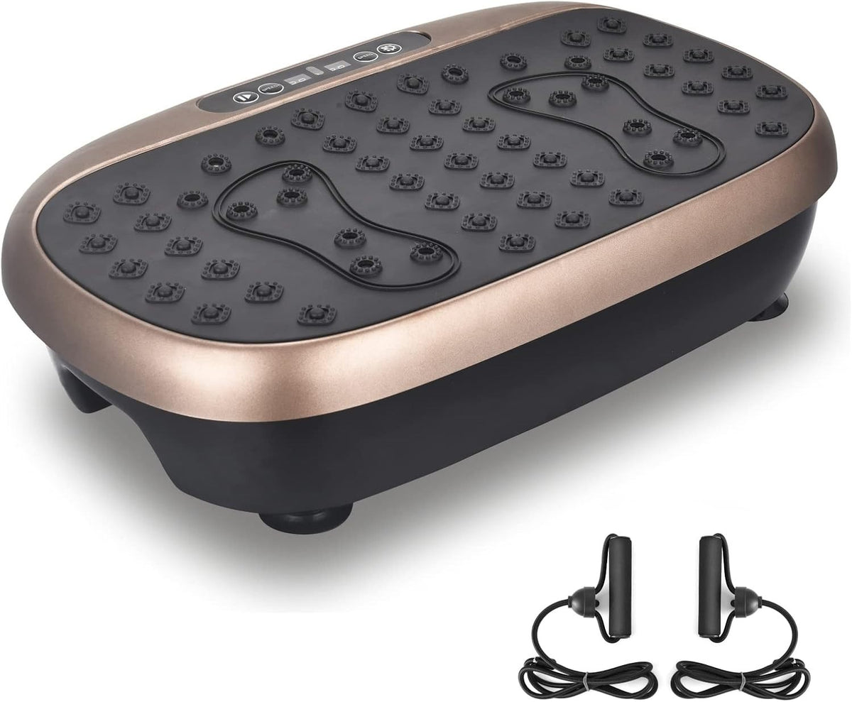 Vibration Plate Exercise Machine Full Body Platform Weight Loss 300lb
