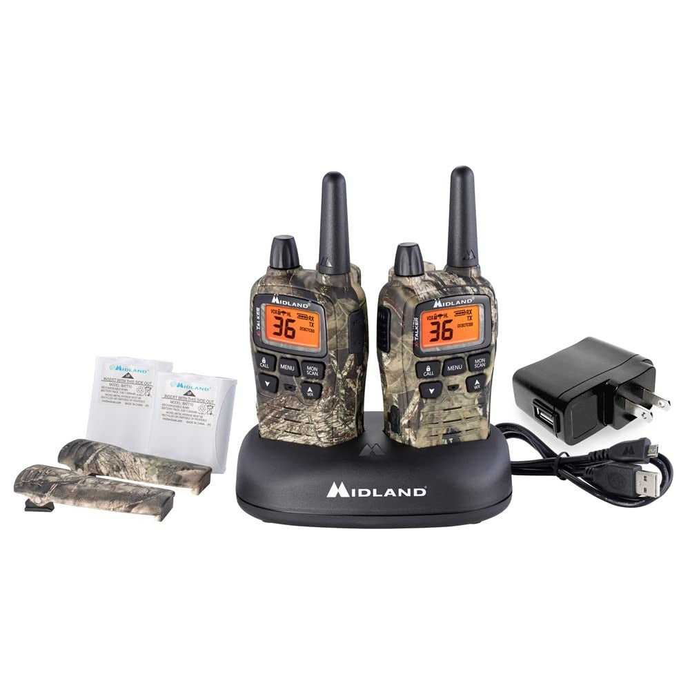 Long Range Walkie Talkie 36 Channel 38 Mile NOAA Weather Alert Radio