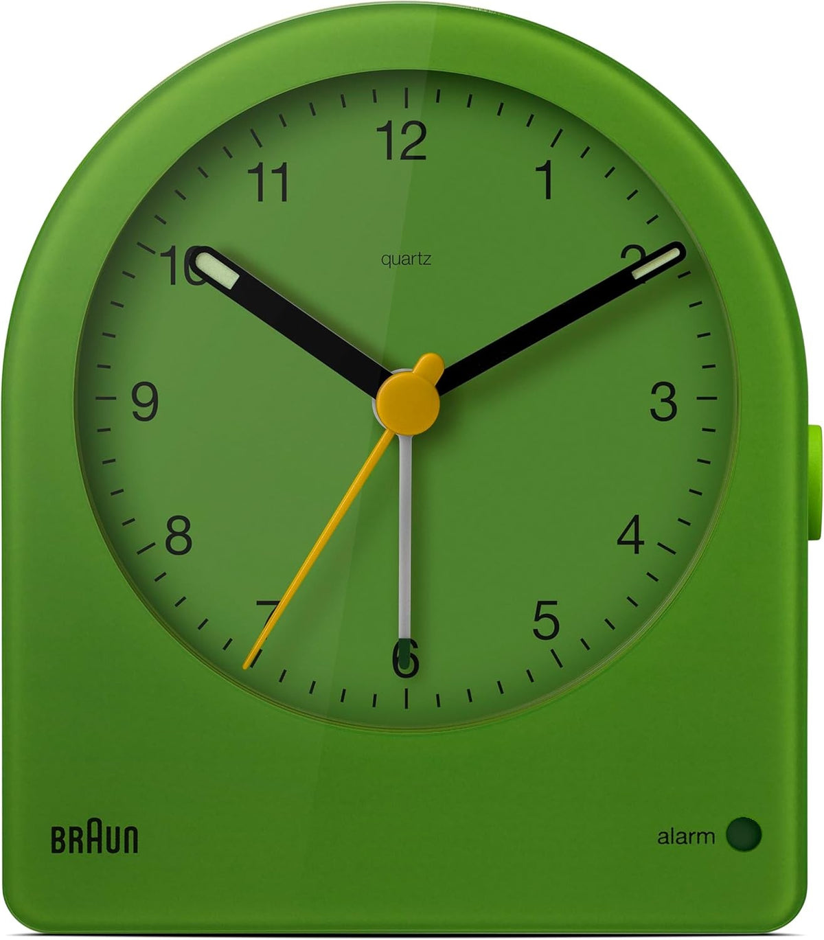 Silent Analogue Alarm Clock Snooze Backlight Quiet Quartz Green