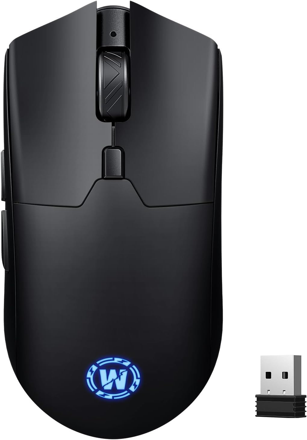 Wireless Gaming Mouse 6400 DPI RGB Rechargeable Tri-Mode PC Mac