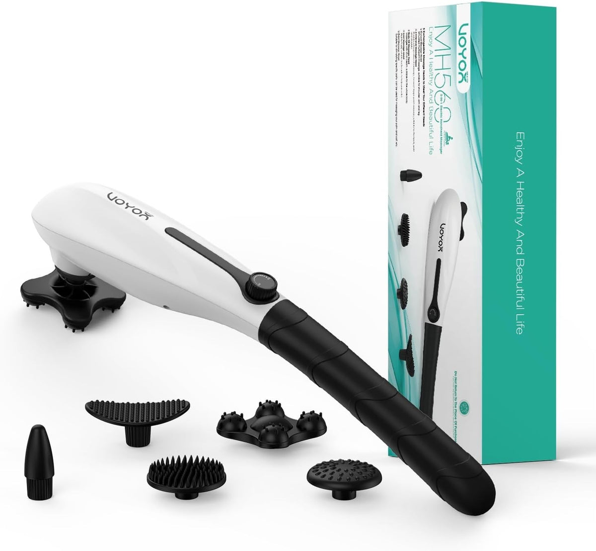 Handheld Neck Back Massager Deep Tissue Percussion Pain Relief Body Relaxer