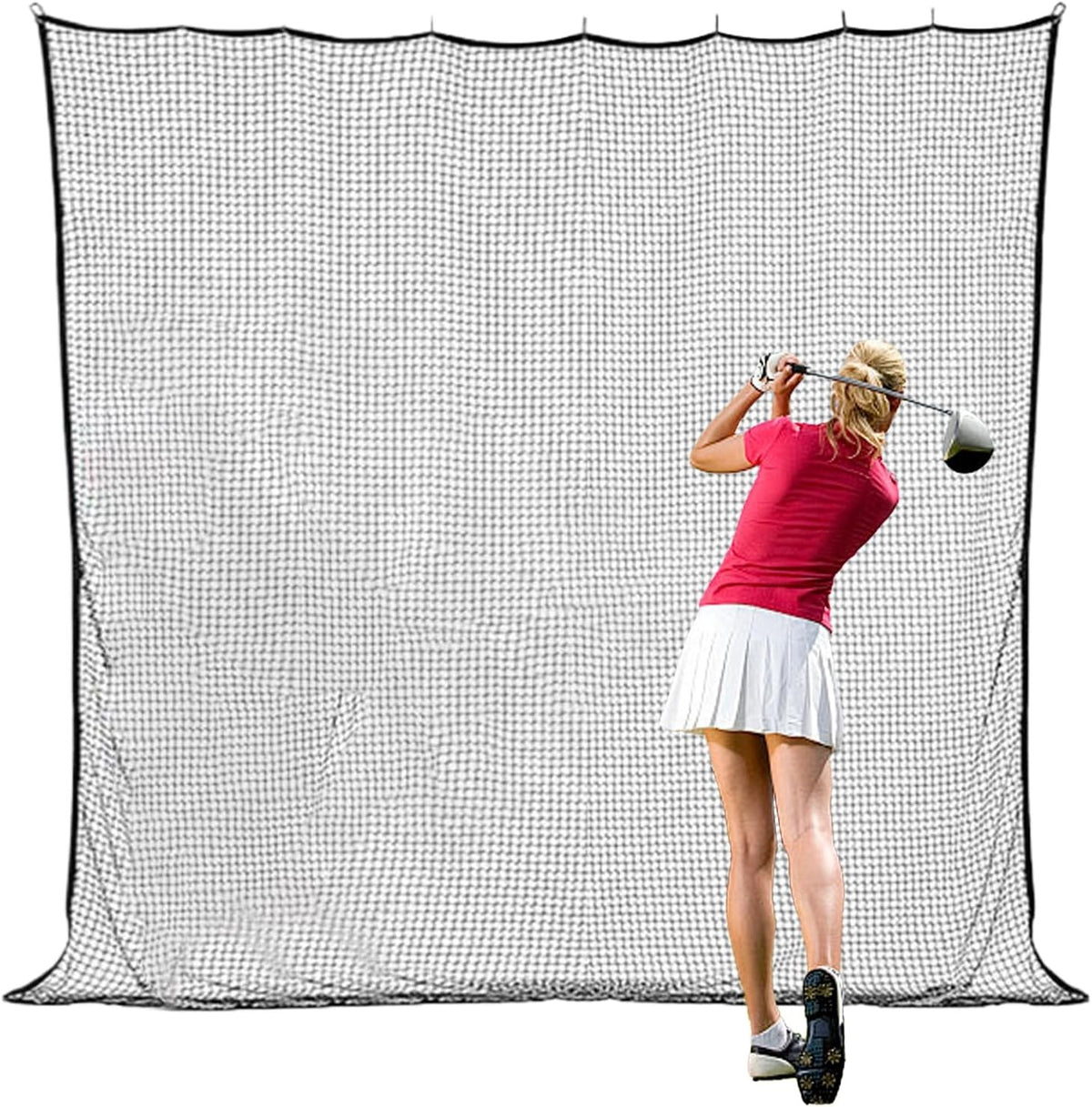 3x3m Golf Training Net Indoor Outdoor Swing Practice Cage