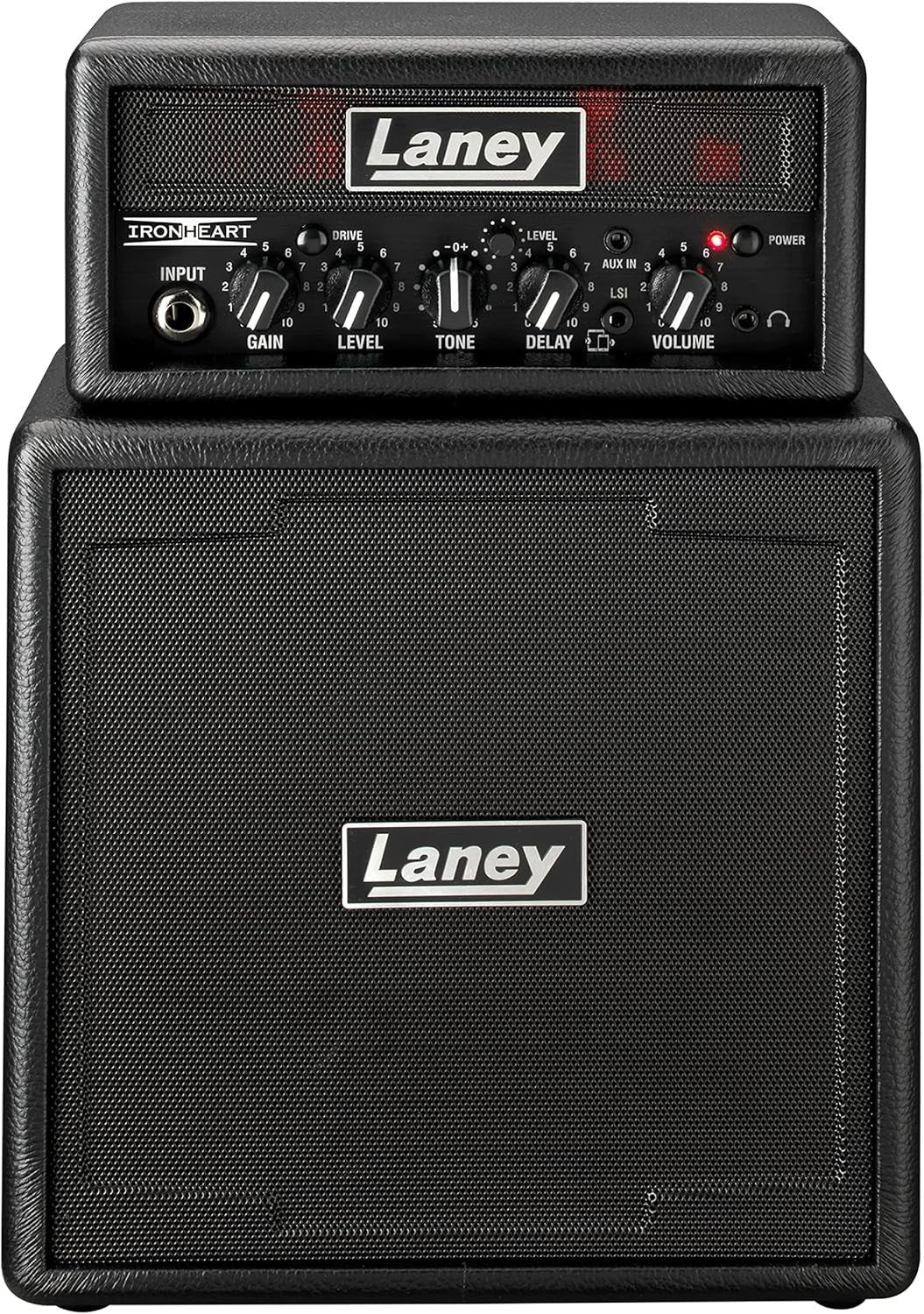 MINISTACK-IRON 6W Battery-Powered Guitar Amp Compact Mini Stack Clean/Drive