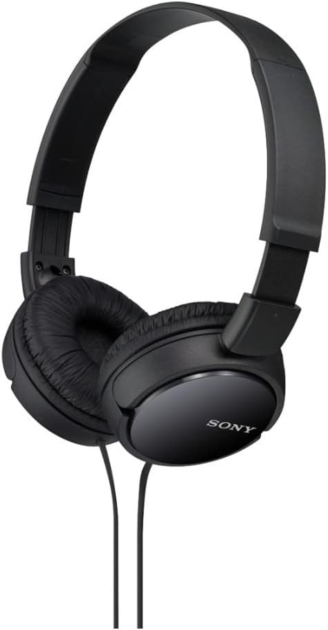 Wired Stereo On Ear Headphones 3.5mm Jack Lightweight Foldable