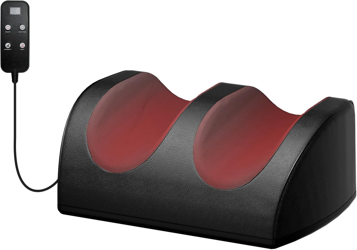 Shiatsu Foot Massager Heat Deep Tissue Leg Roller Pain Relief