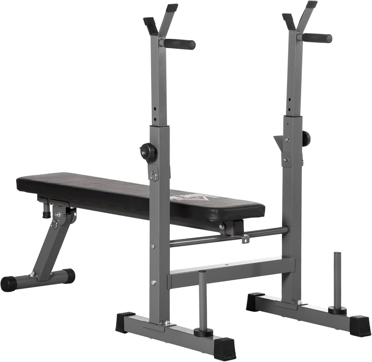 Adjustable Weight Bench Press Rack Dip Station Foldable Home Gym