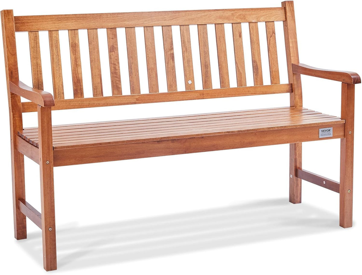 Wooden Garden Bench 3 Seater Outdoor Patio Porch Seat