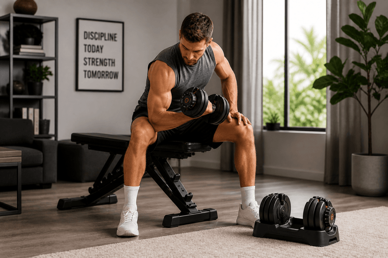 Adjustable Dumbbells - Kwikley