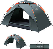 1 Man Automatic Pop Up Camping Tent 4 Season Waterproof Dome - Kwikley