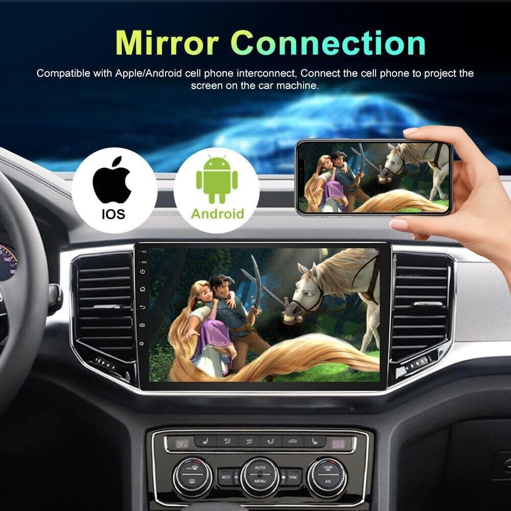 10" Android 14 Car Stereo CarPlay Hilux 2015 - 2023 GPS 2+64GB - Kwikley