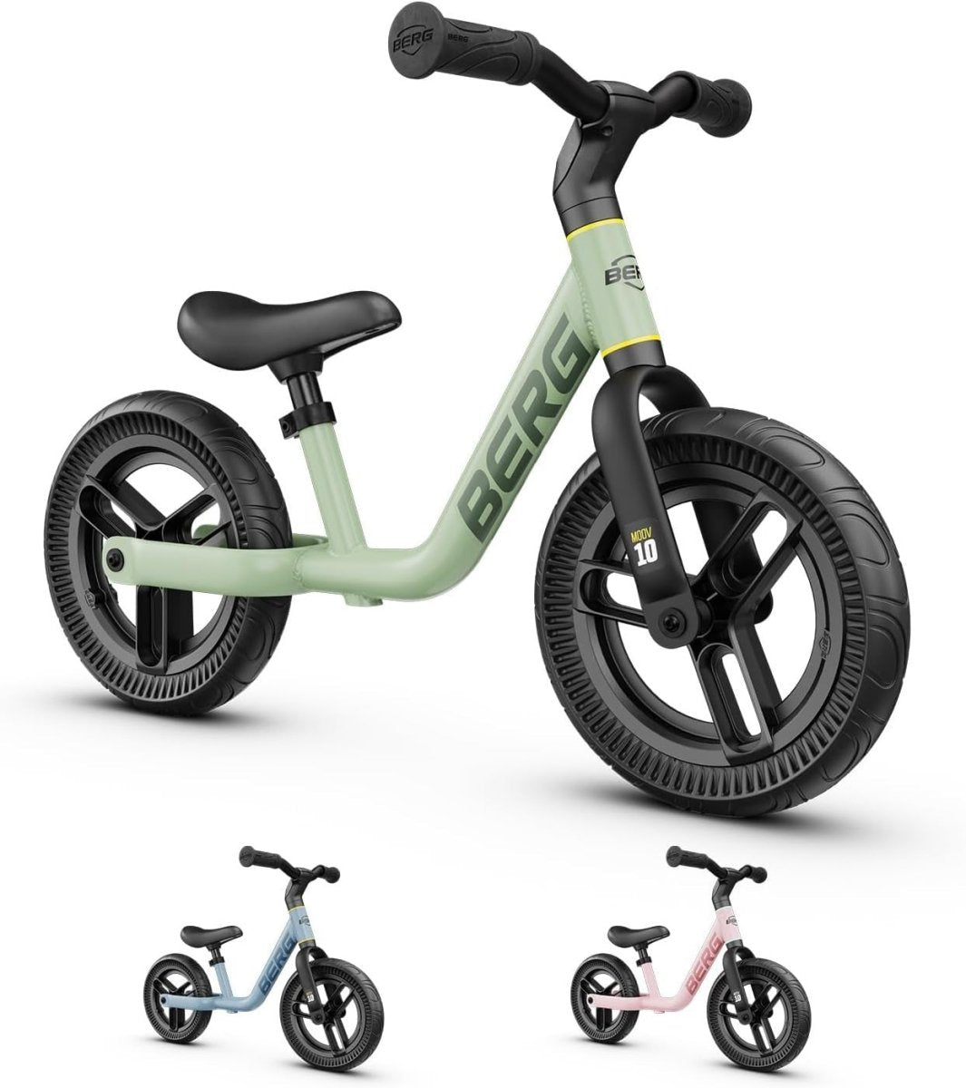 10 Inch Balance Bike Kids Adjustable Seat EVA Tires Lightweight Age 2+ - Kwikley