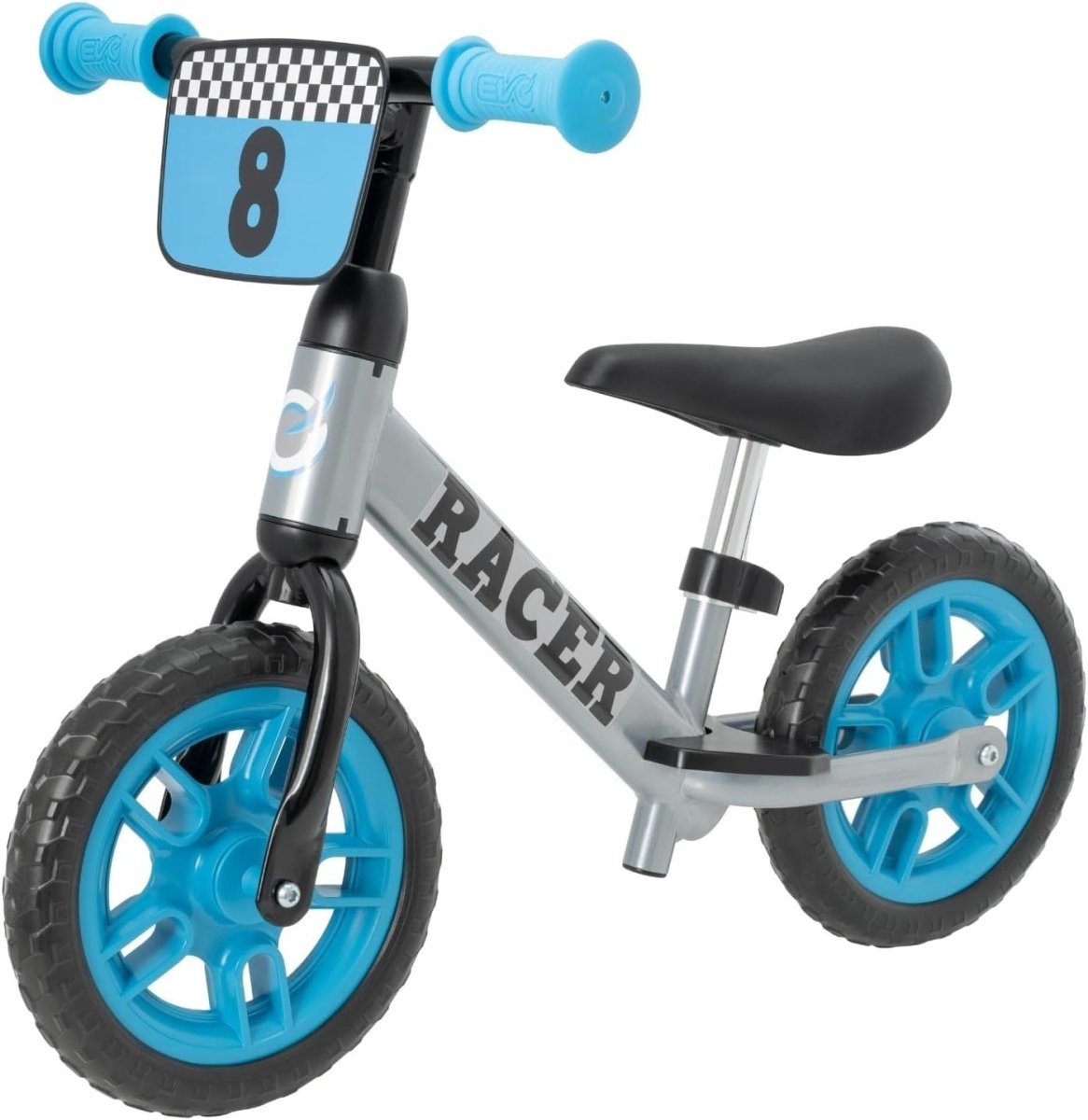 10" Kids Balance Bike Adjustable Seat Toddler Training Bicycle Blue - Kwikley