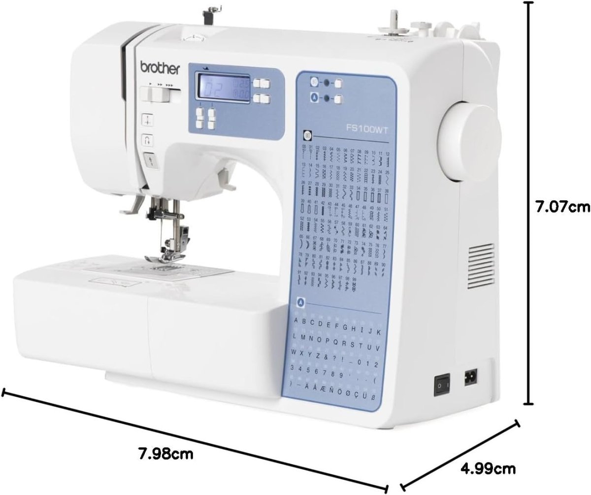 100 Stitch Computerised Sewing Machine Quilting Embroidery Table - Kwikley
