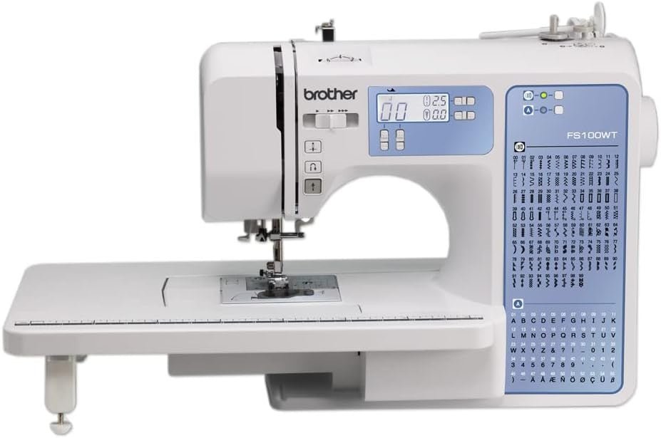 100 Stitch Computerised Sewing Machine Quilting Embroidery Table - Kwikley