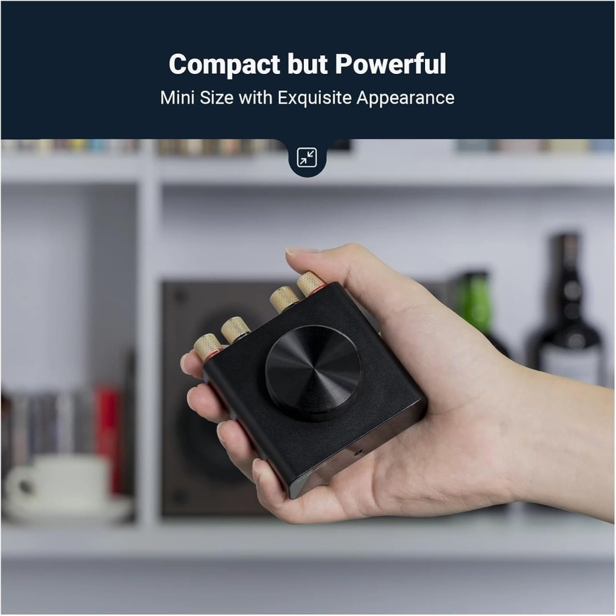 100W Mini Bluetooth Stereo Amplifier 2 Channel for Speakers - Kwikley