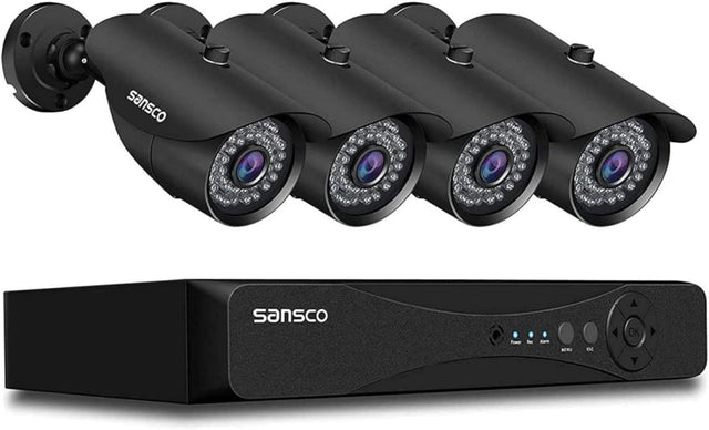 1080P CCTV Camera System 8CH DVR 1TB HDD 4 Security Cameras