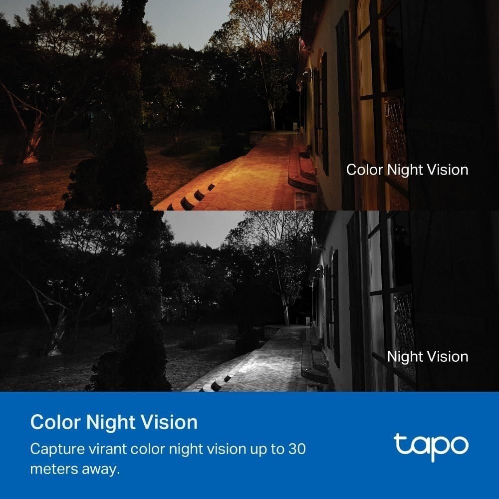 1080P Outdoor Security Camera 360° PTZ WiFi Color Night Vision AI - Kwikley