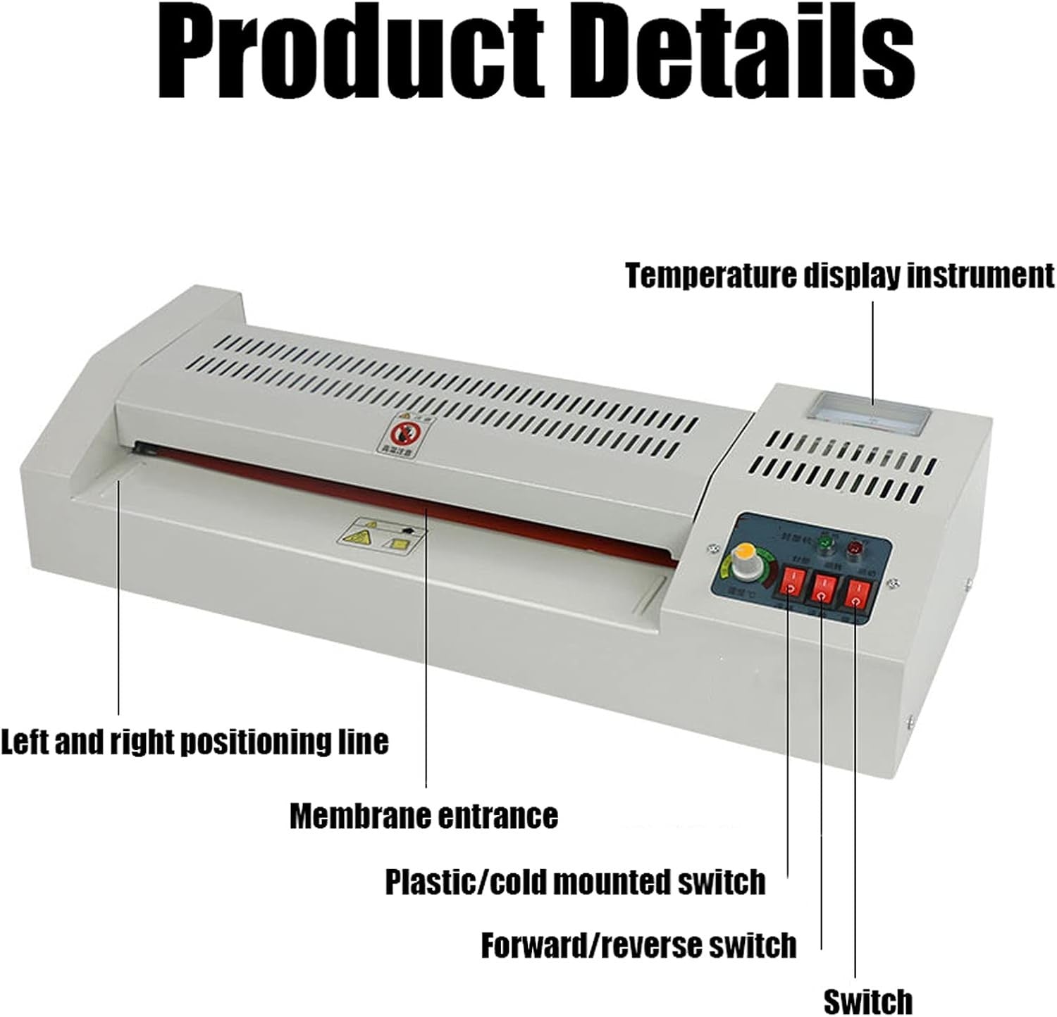 A3 Laminator Machine Hot Cold 4 Roller Fast Warm Up Photo Document