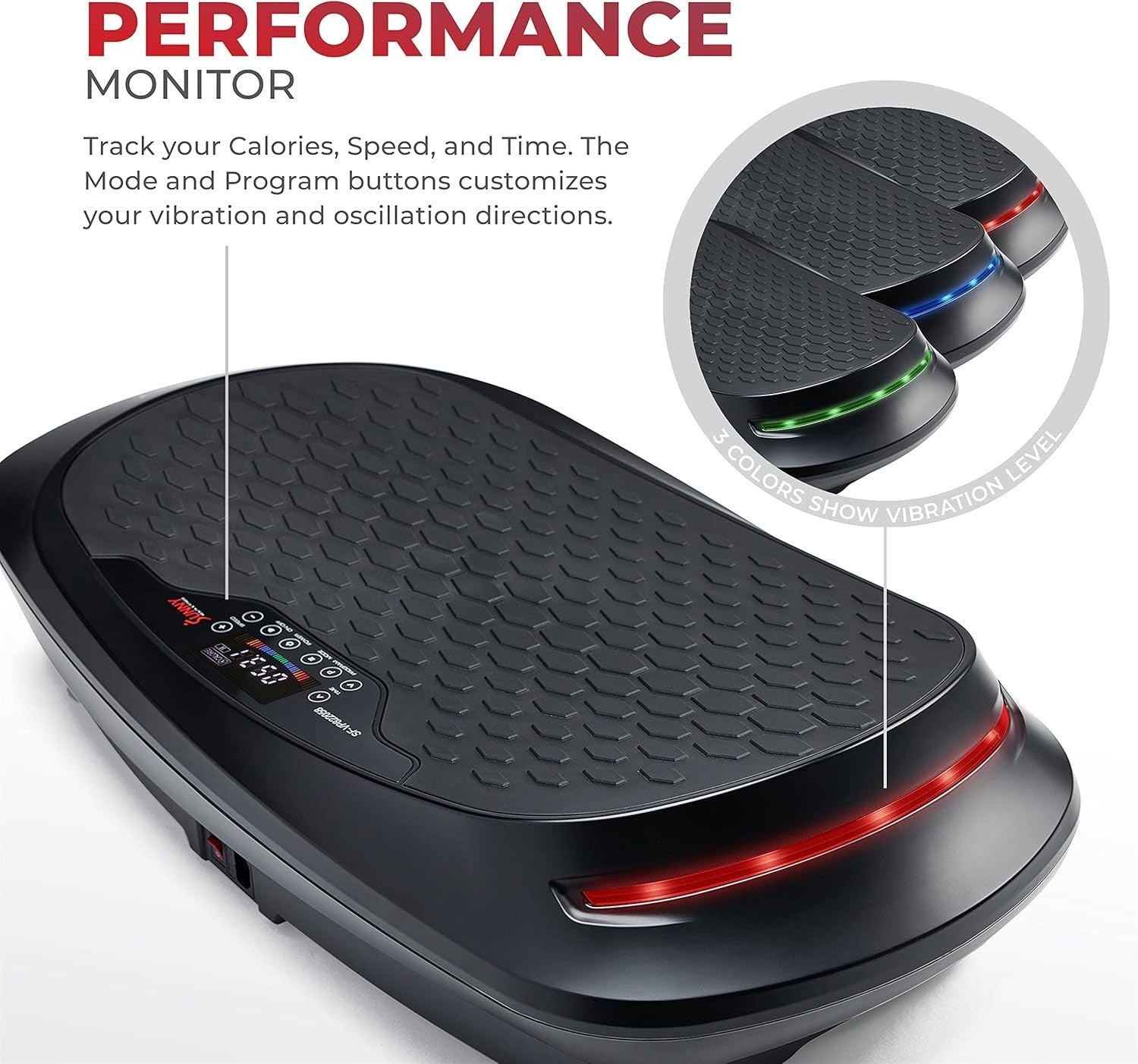 4D Vibration Plate Exercise Platform 30 Speeds Full Body Wellness