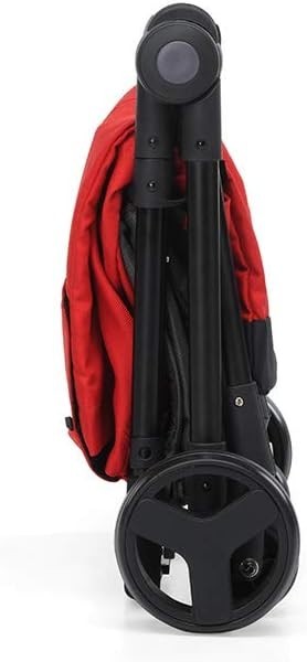 Folding Shopping Trolley 46L Bag Swivel Wheels Lightweight Aluminium Red