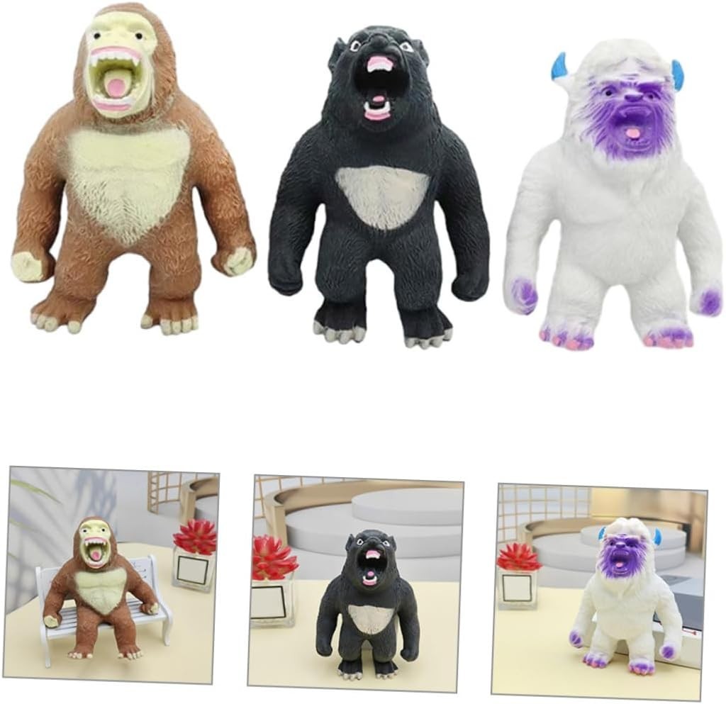 3PCS Cartoon Squeeze Fidget Toys Stress Relief Sensory Squishy