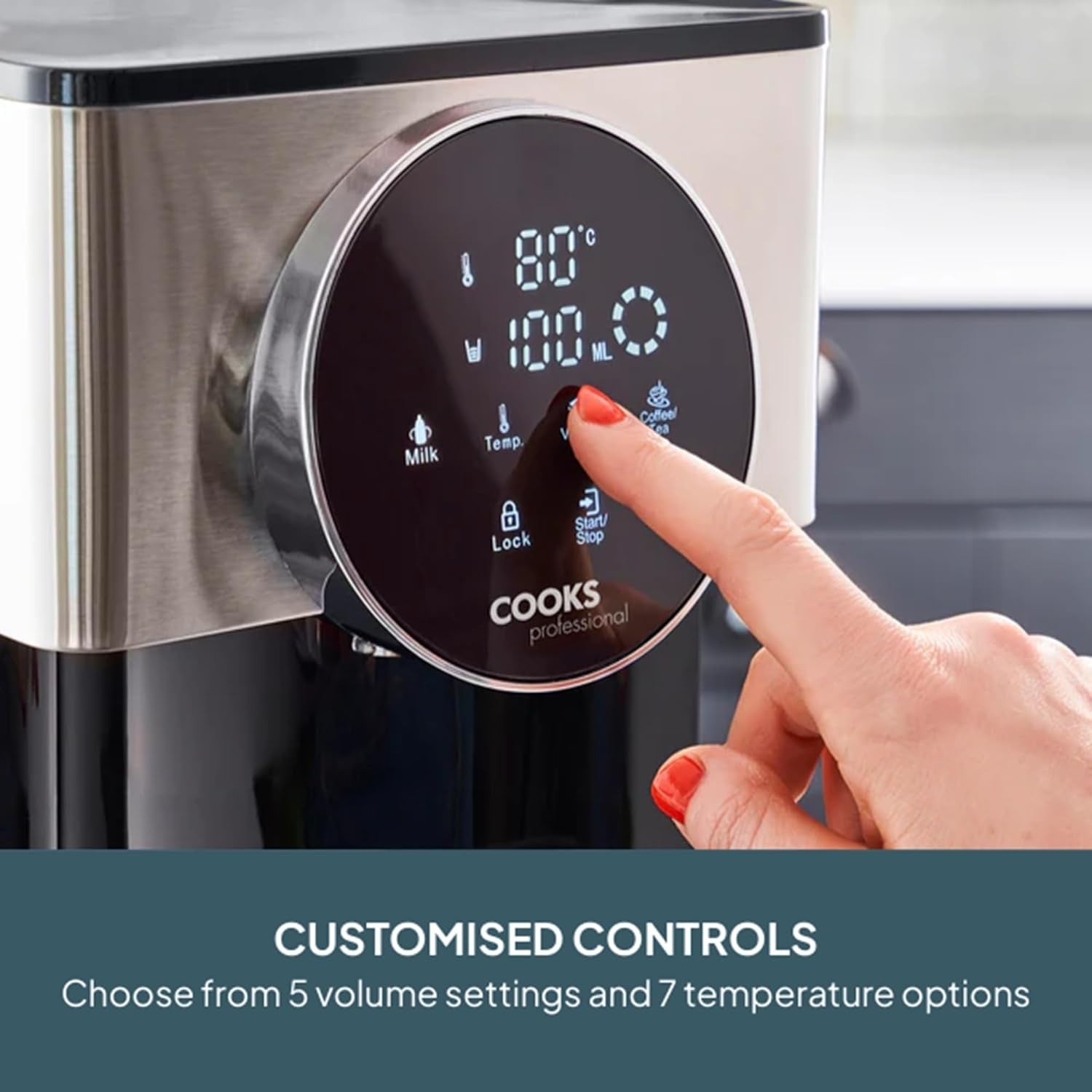 Instant Hot Water Dispenser 2600W 4L | Digital Touch Fast Boil Filtered