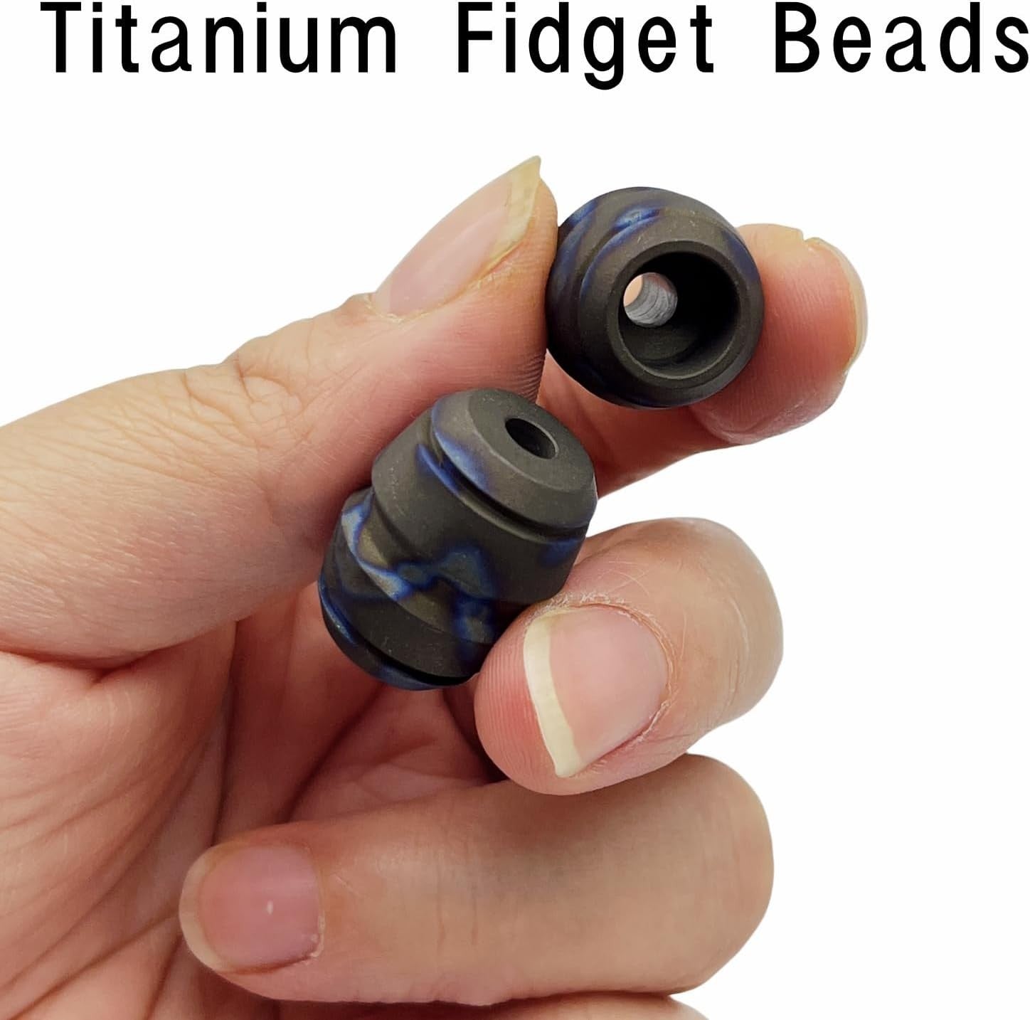 Titanium Alloy Fidget Beads EDC Skill Toy Stress Relief Worry Beads