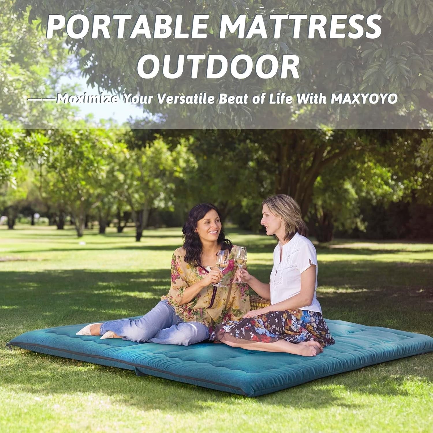 Foldable Foam Futon Mattress Outdoor Indoor Bed Guest Floor Camping Pad
