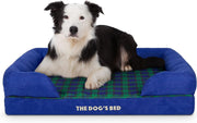 Orthopedic Memory Foam Dog Bed Large Washable Bolster 91x70cm