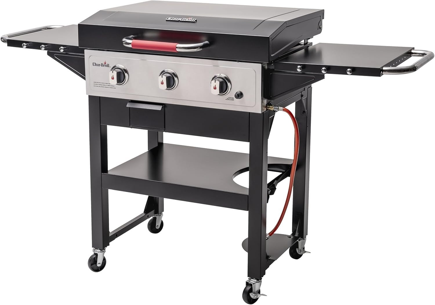 3 Burner Gas Griddle BBQ Outdoor Flat Top Grill Cast Iron Plate