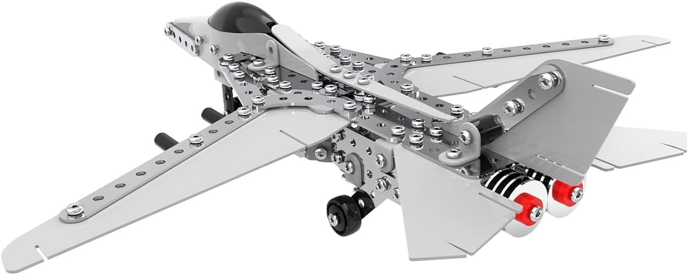F16 Fighter 3D Metal Puzzle Kit – Military Aircraft DIY Model Gift 452pcs