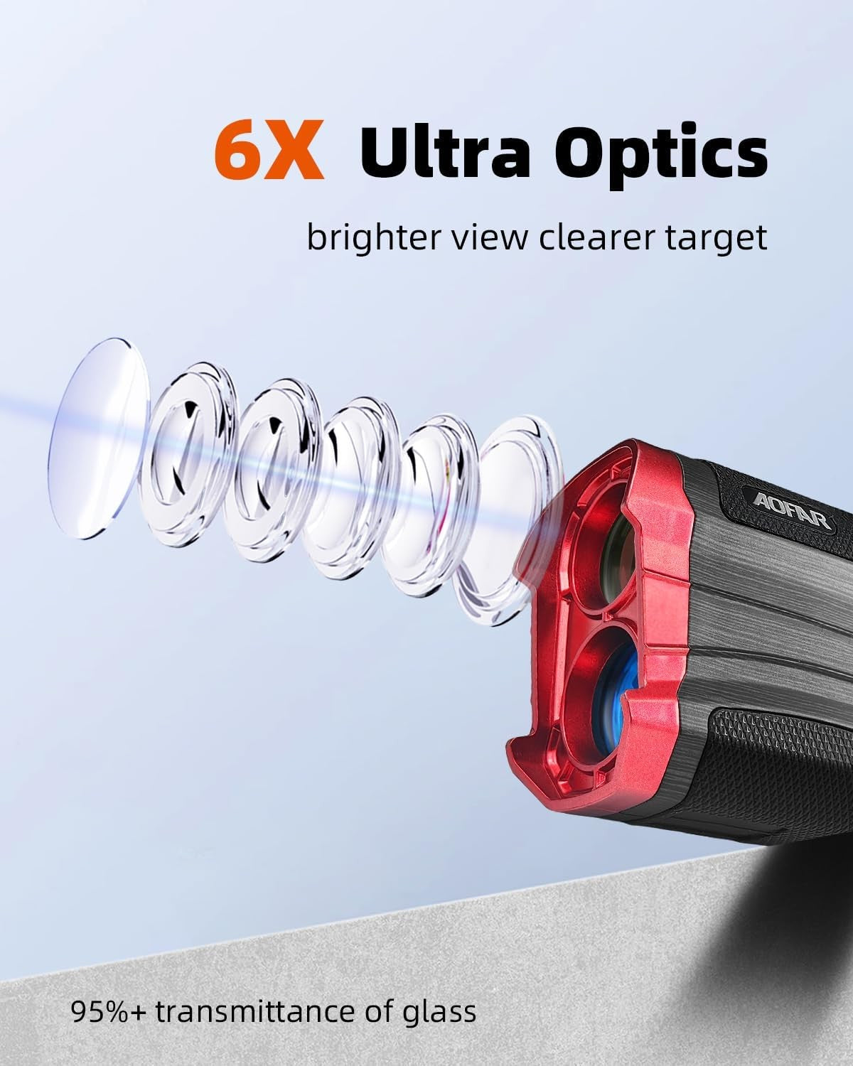Golf Laser Rangefinder 1000 Yards Slope Angle Flag Lock Vibration