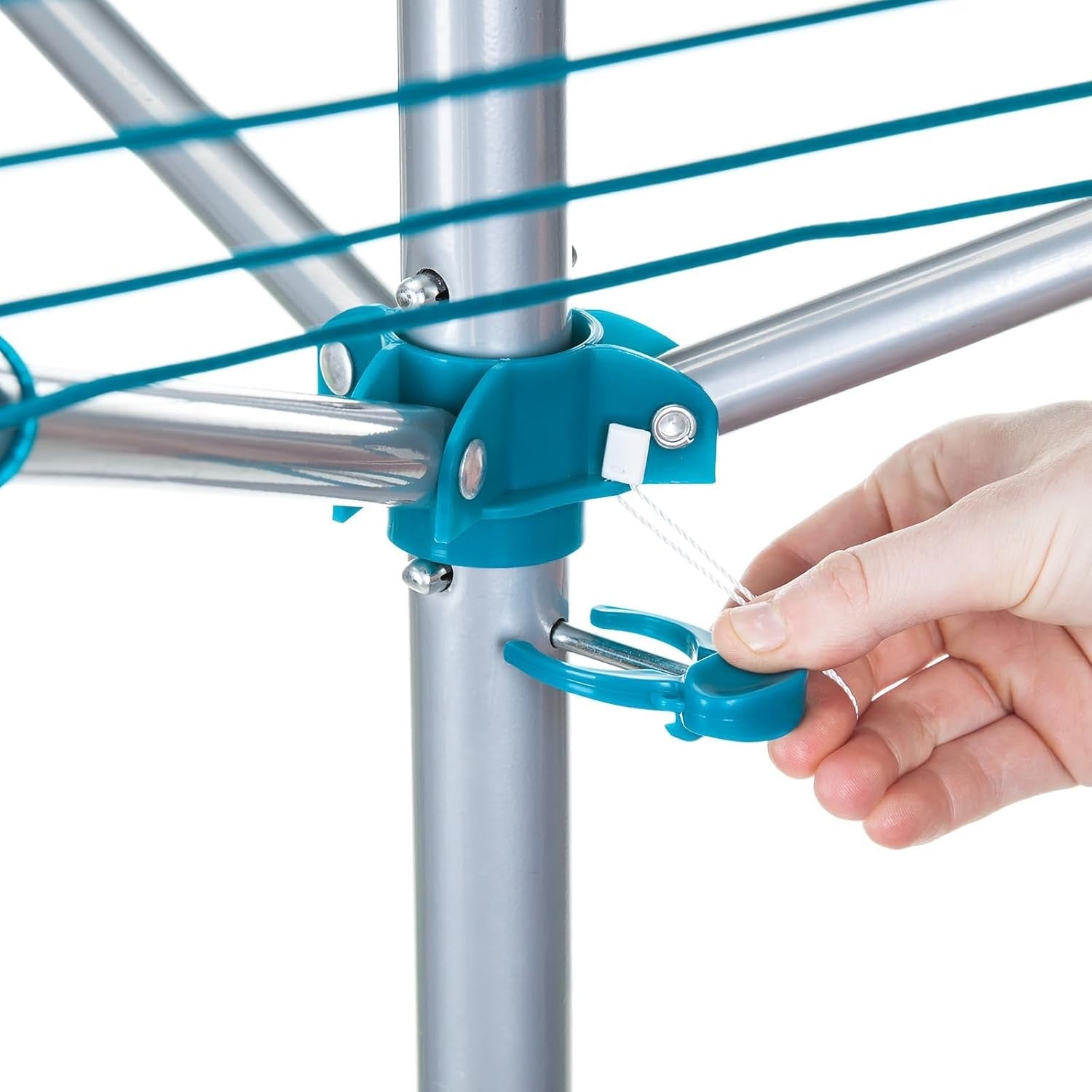 Freestanding Rotary Clothes Airer Portable Washing Line Indoor Outdoor