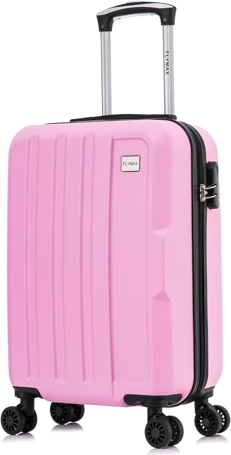 Carry On Travel Case 55x35x20 Ultra Lightweight ABS Spinner Cabin Luggage 35L
